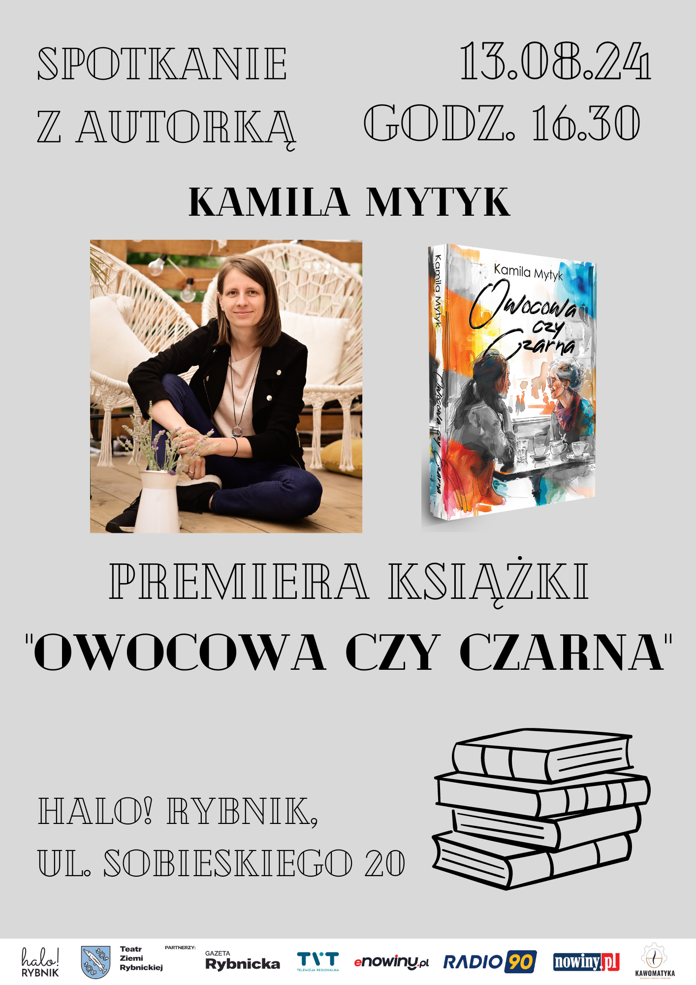 Bartłomiej Walczak – „Spotkanie z autorką” – plakat