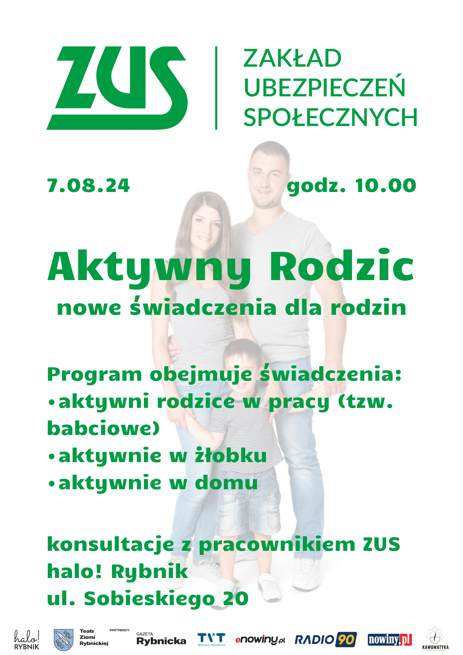 Bartłomiej Walczak – „ZUS” – plakat