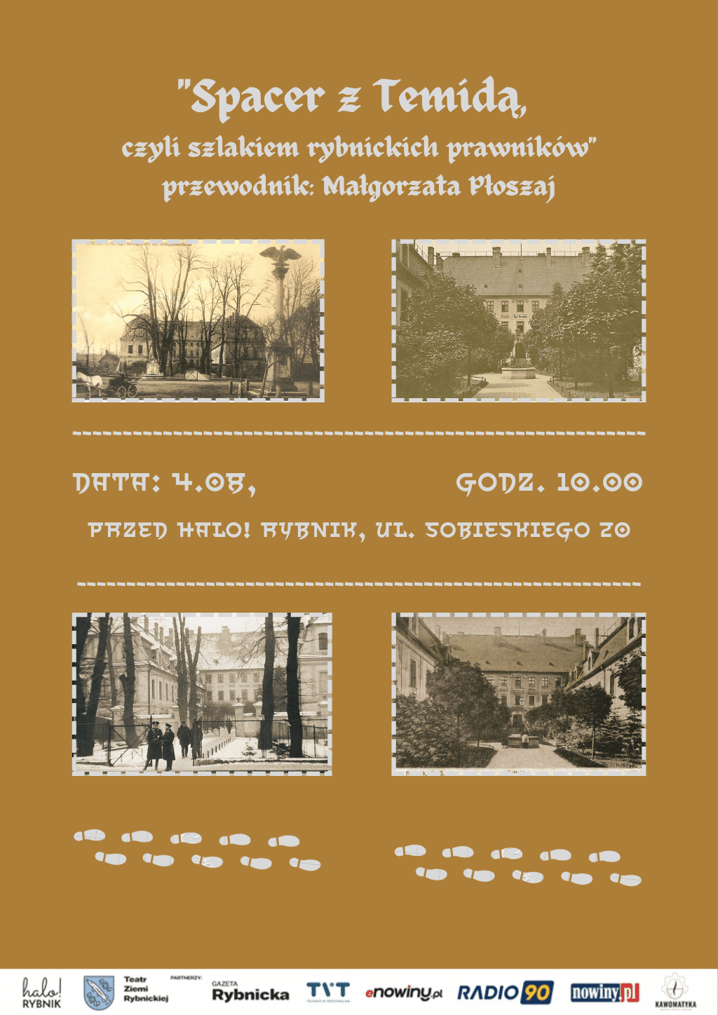 Bartłomiej Walczak – „Spacer z Temidą” – plakat